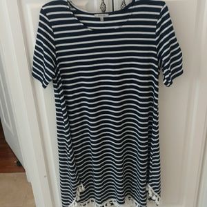 Ladies striped dress
